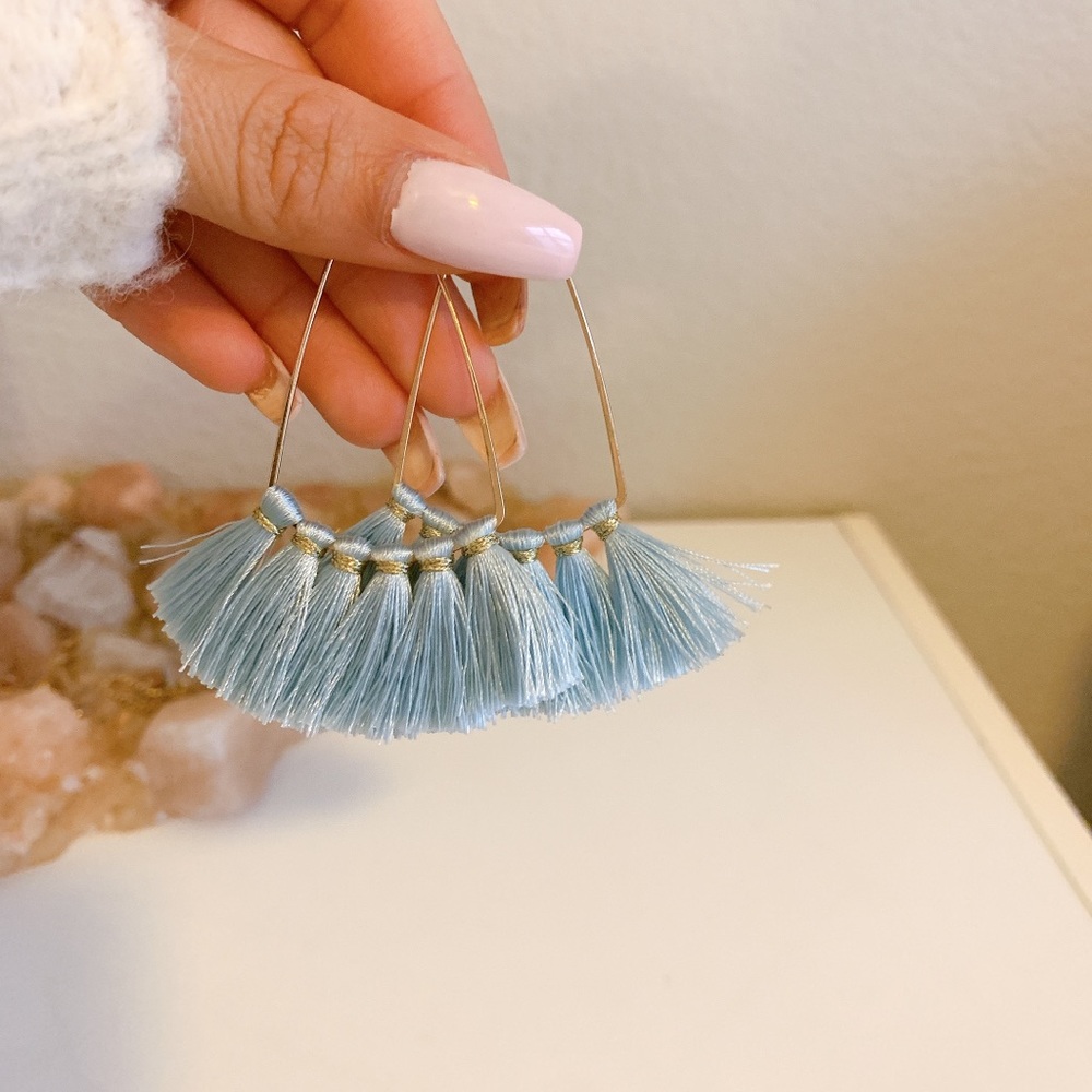 String earrings